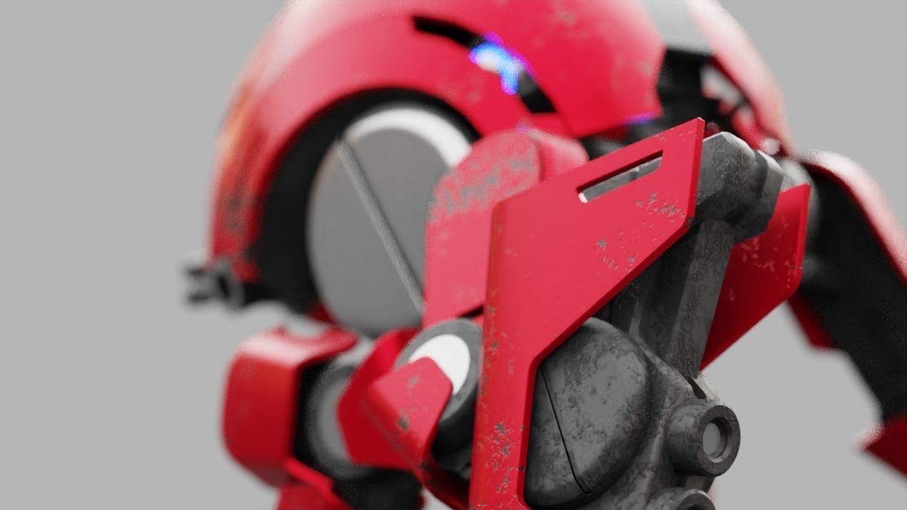 BATTLE DROID S2000  rigged 3D model_19