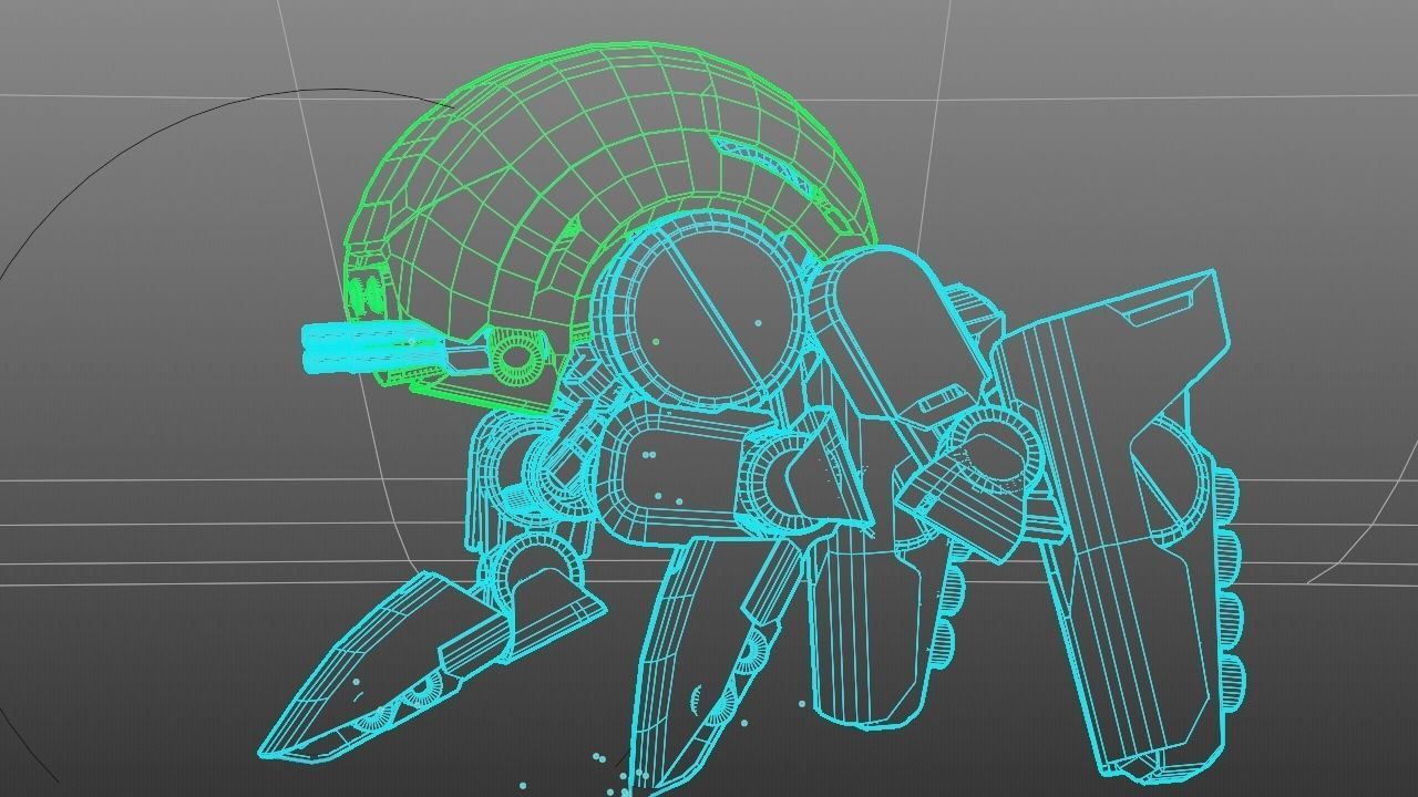 BATTLE DROID S2000  rigged 3D model_40