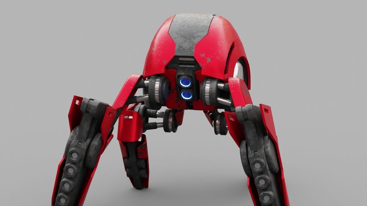 BATTLE DROID S2000  rigged 3D model_23