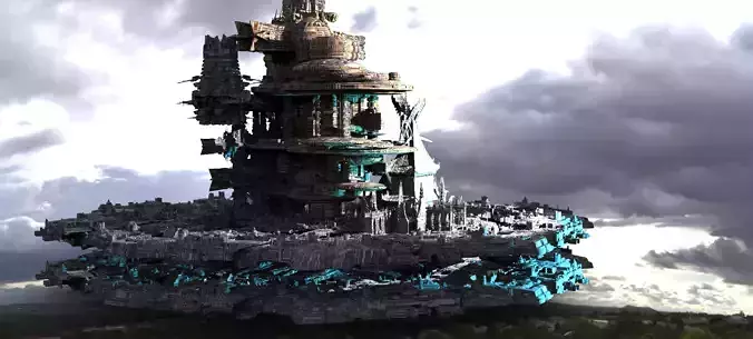 Sci-Fi City dystopia Rule city 2 Kit bash