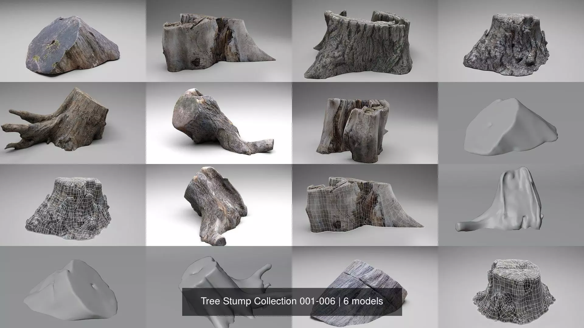 Tree Stump Collection 001-006 _0