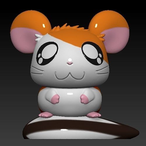 HAMTARO mouse 3D print model
