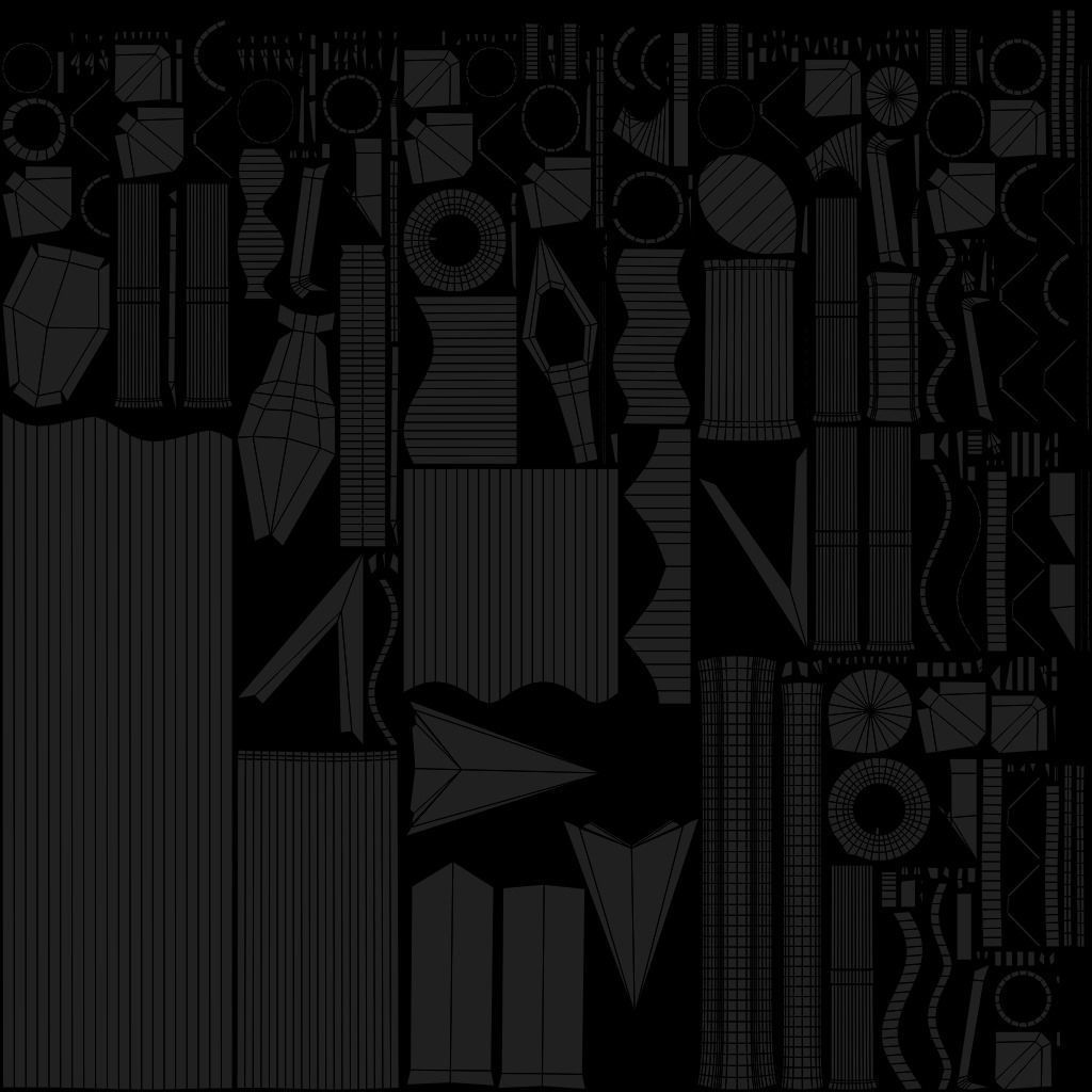 Fantasy Spear Glow 09 Game-Ready with PBR Textures Included Low-poly 3D model_33