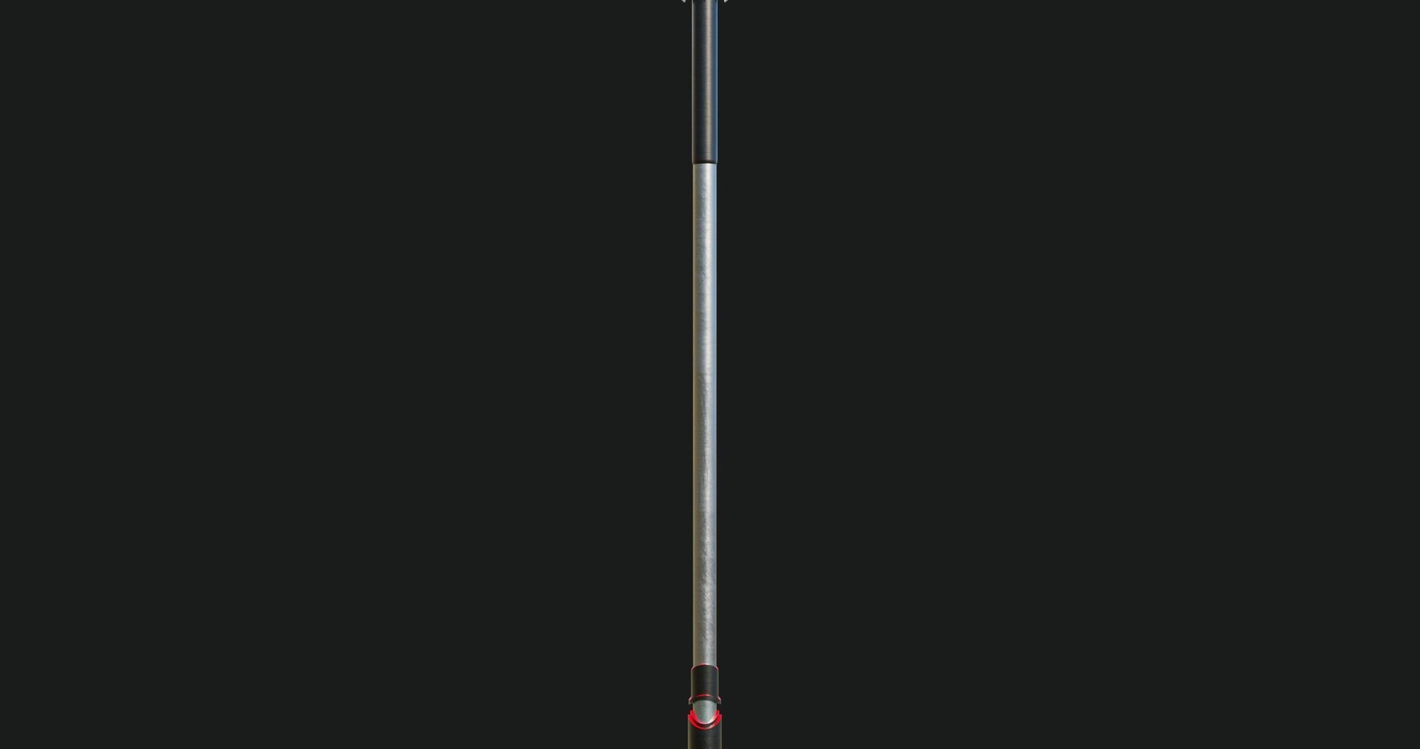 Fantasy Spear Glow 09 Game-Ready with PBR Textures Included Low-poly 3D model_17
