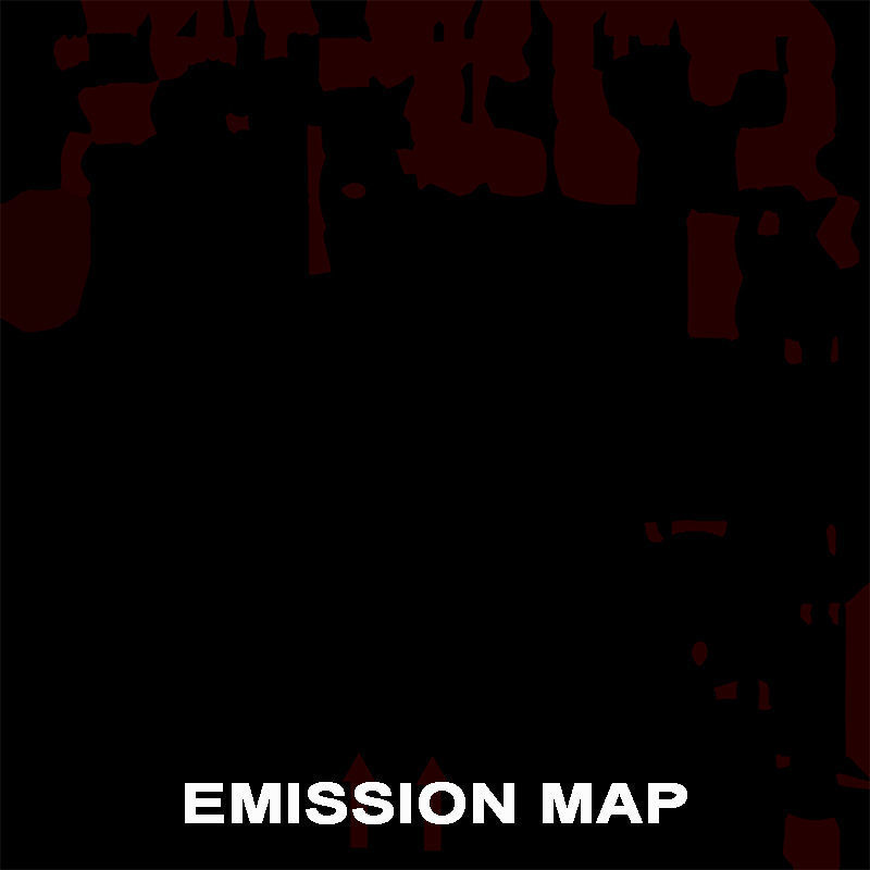 Fantasy Spear Glow 09 Game-Ready with PBR Textures Included Low-poly 3D model_31