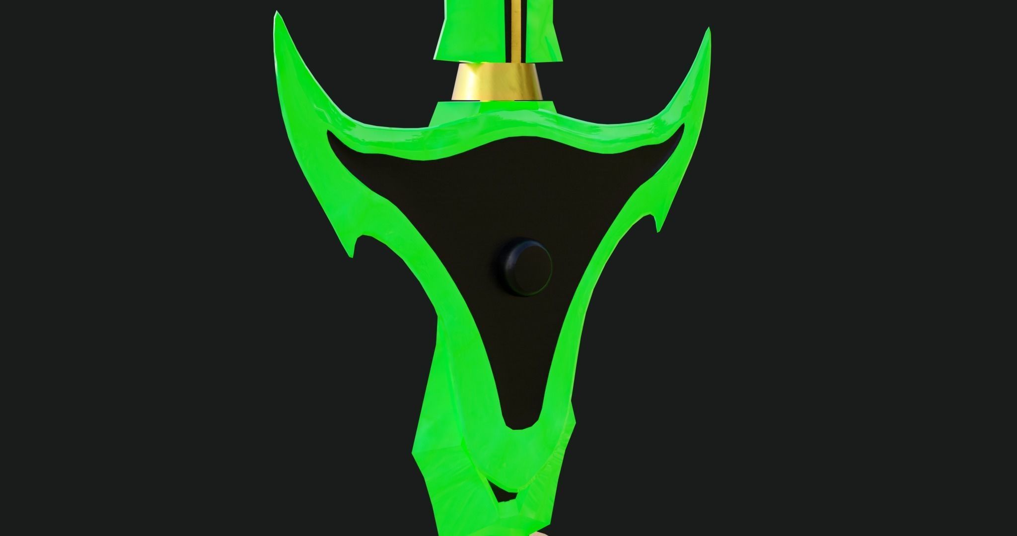 Fantasy Spear Glow 10 Game-Ready PBR Textures Included Low-poly 3D model_21