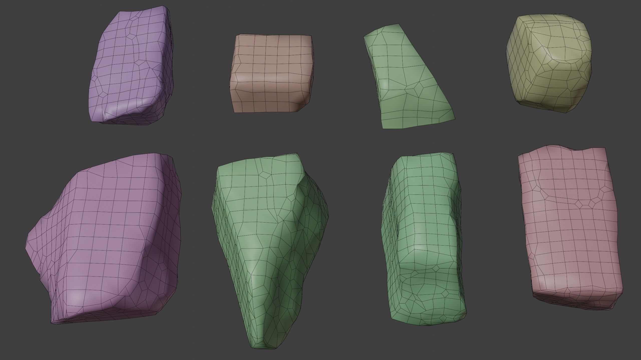 Photo Scanned Rocks Volume 1 Low-poly 3D model_7