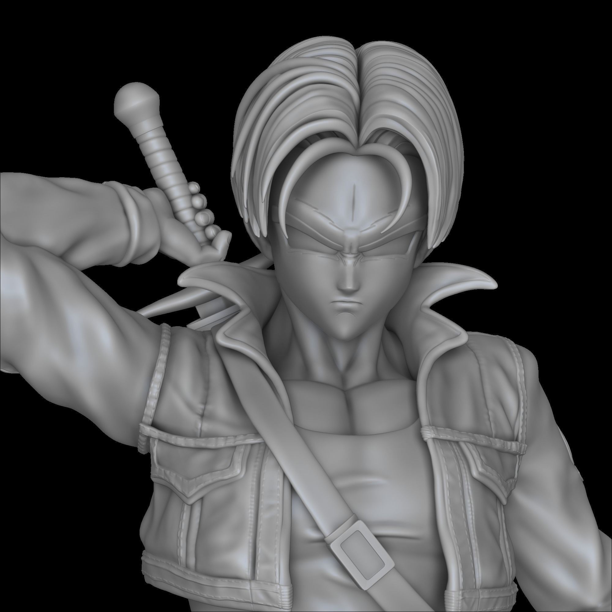 Future Trunks - Dragon Ball Z 3D print model_3