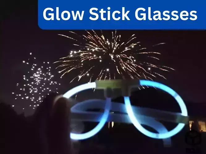 Glow Stick Glasses Connectors 3D print model