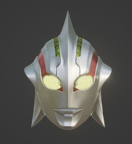 Ultraman The Next 3D printable cosplay helmet 3D print model