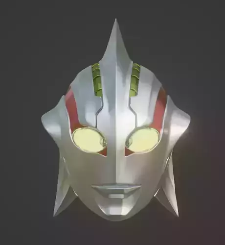 Ultraman The Next 3D printable cosplay helmet 3D print model