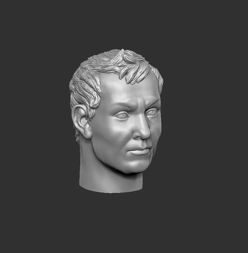 Head 1 bust of julius caesar 3D print model