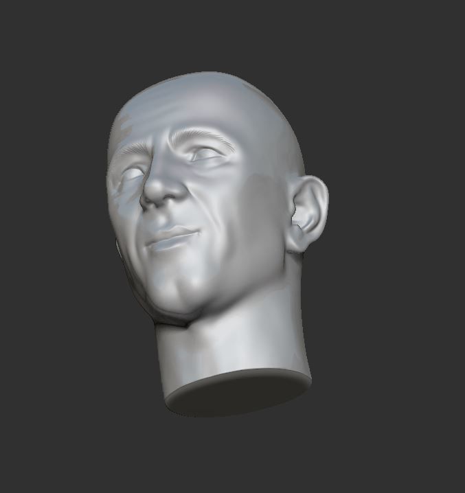 Head 3 3D print model_8