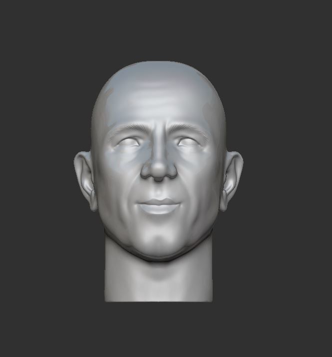 Head 3 3D print model_9