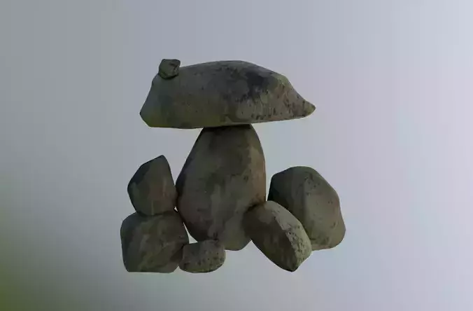Alien Xun stone Alien stone Moon stone CG rock