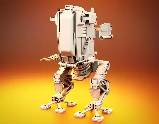 Robo-Tank 3D model robot