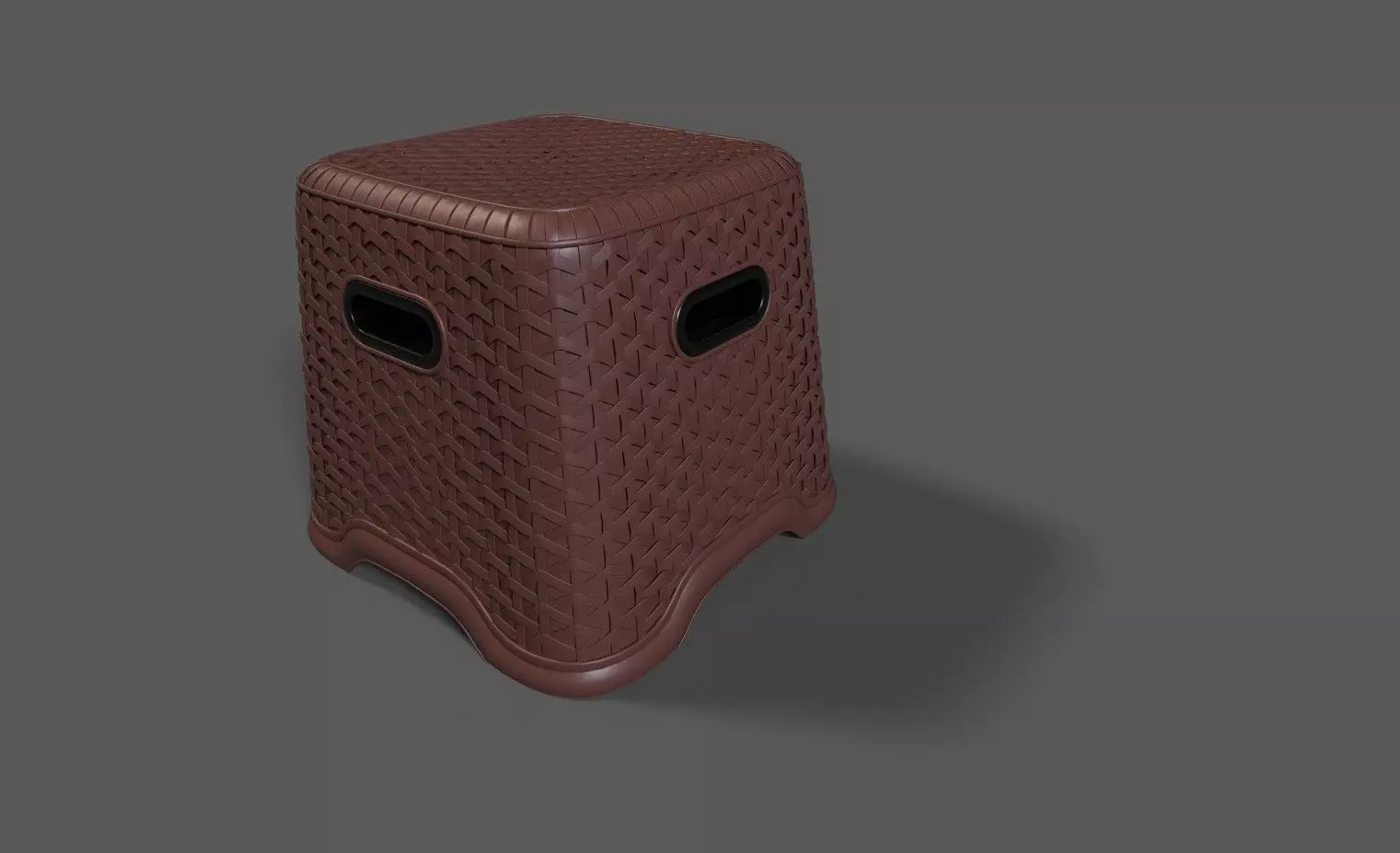 chair plastic stool 3D model