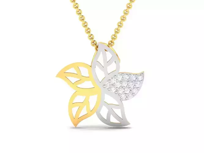 Women Diamond Pendant 3D print model