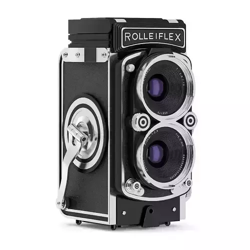 Antique Photo Camera 3D model