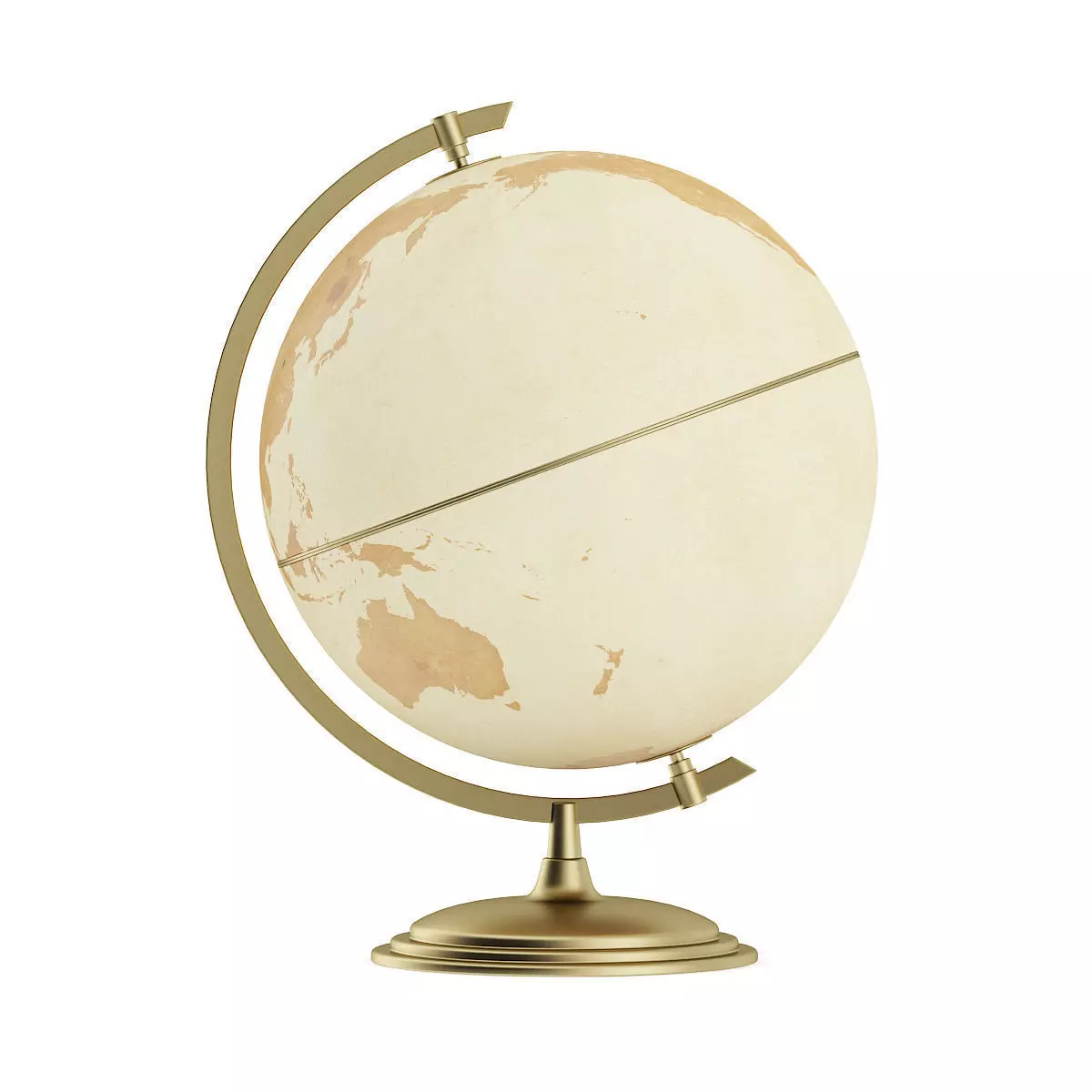 Antique Globe 3D model_0