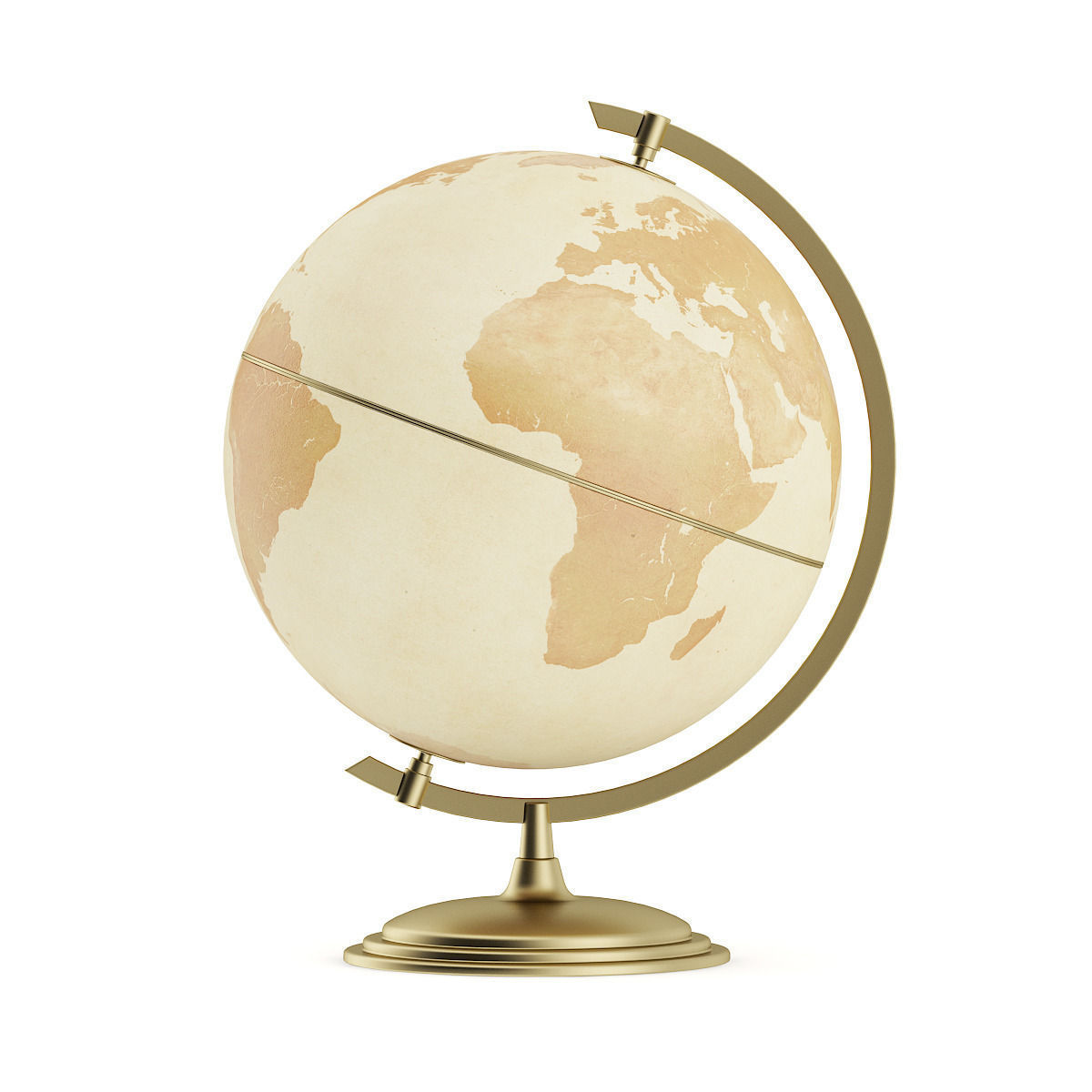 Antique Globe 3D model_2