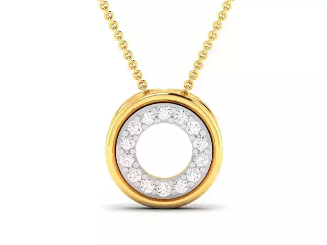 Women Diamond Pendant 3D print model