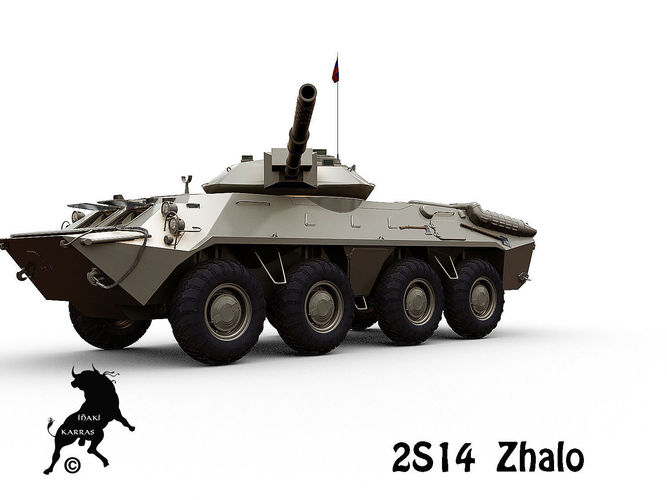 2S14 Zhalo 3D model | CGTrader