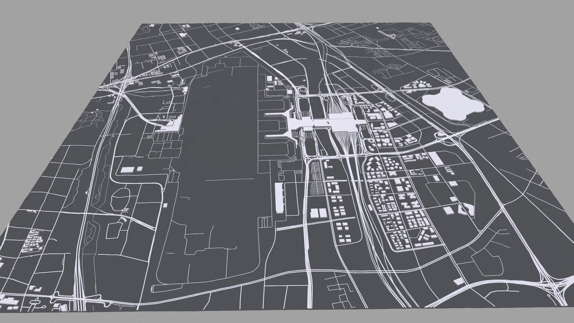 Shanghai Hongqiao International Airport 3D model_9