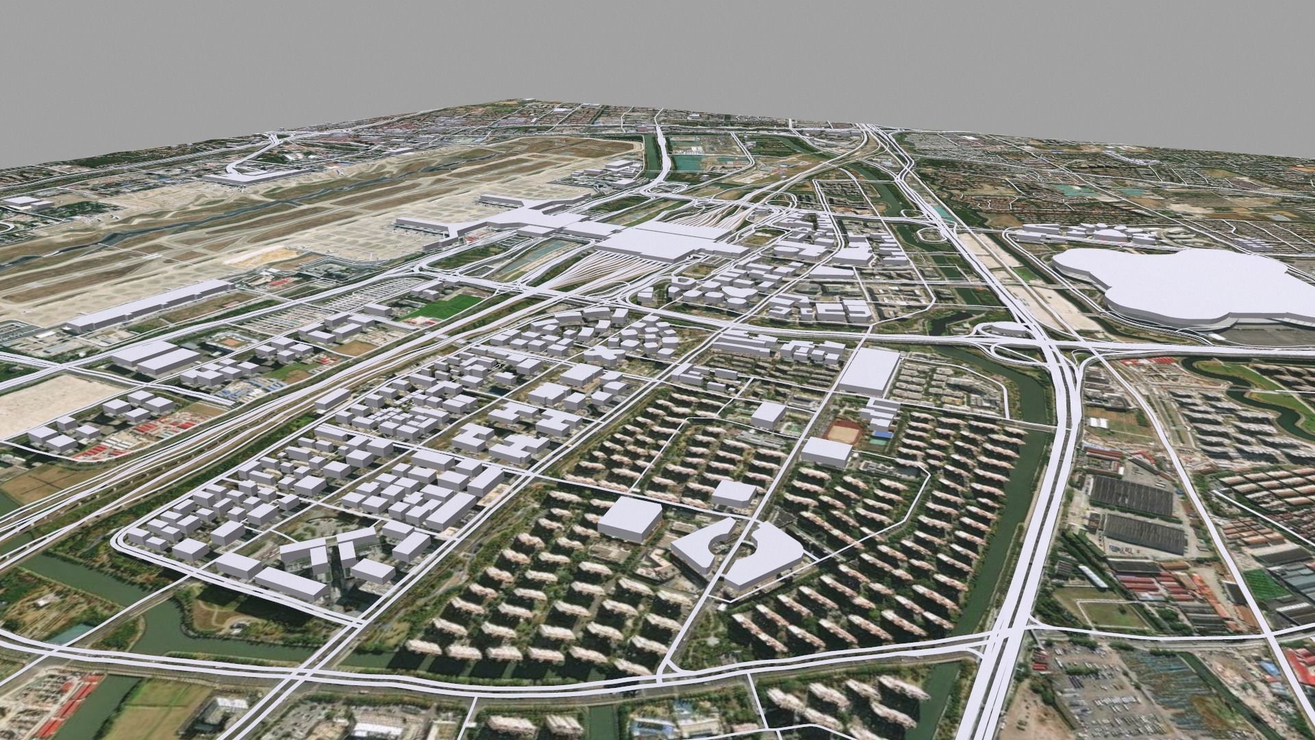 Shanghai Hongqiao International Airport 3D model_3