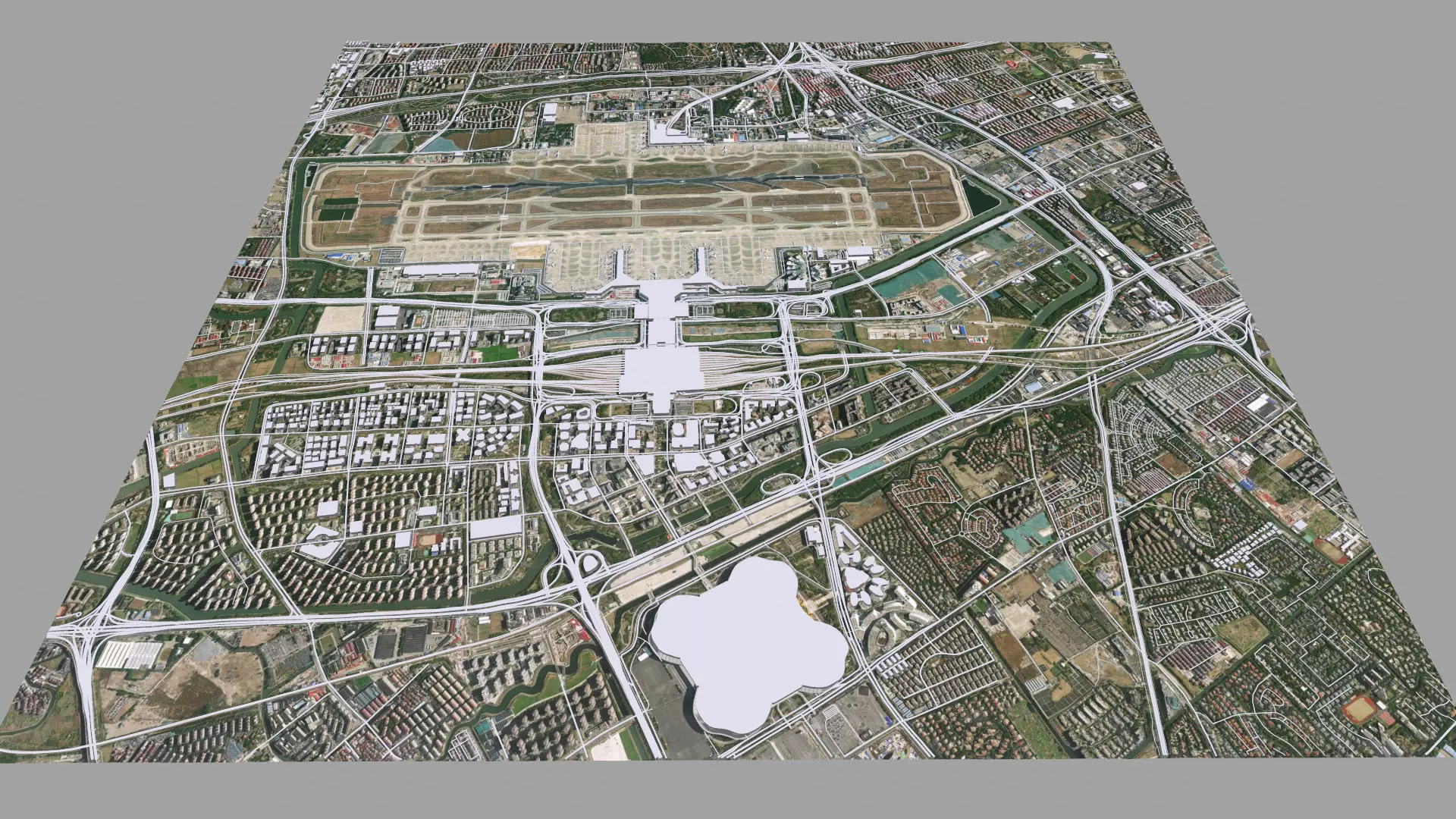 Shanghai Hongqiao International Airport 3D model_0
