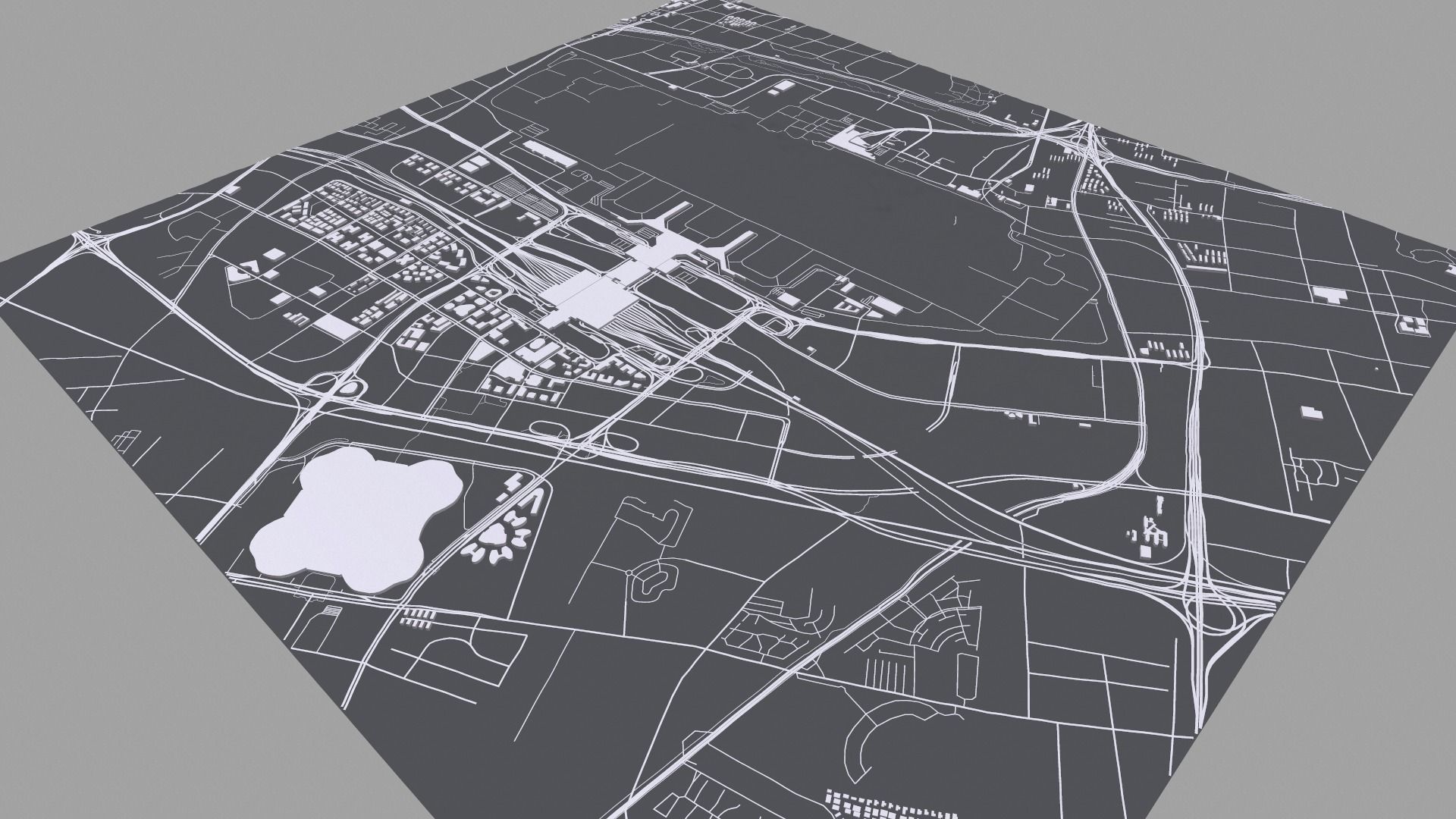 Shanghai Hongqiao International Airport 3D model_8