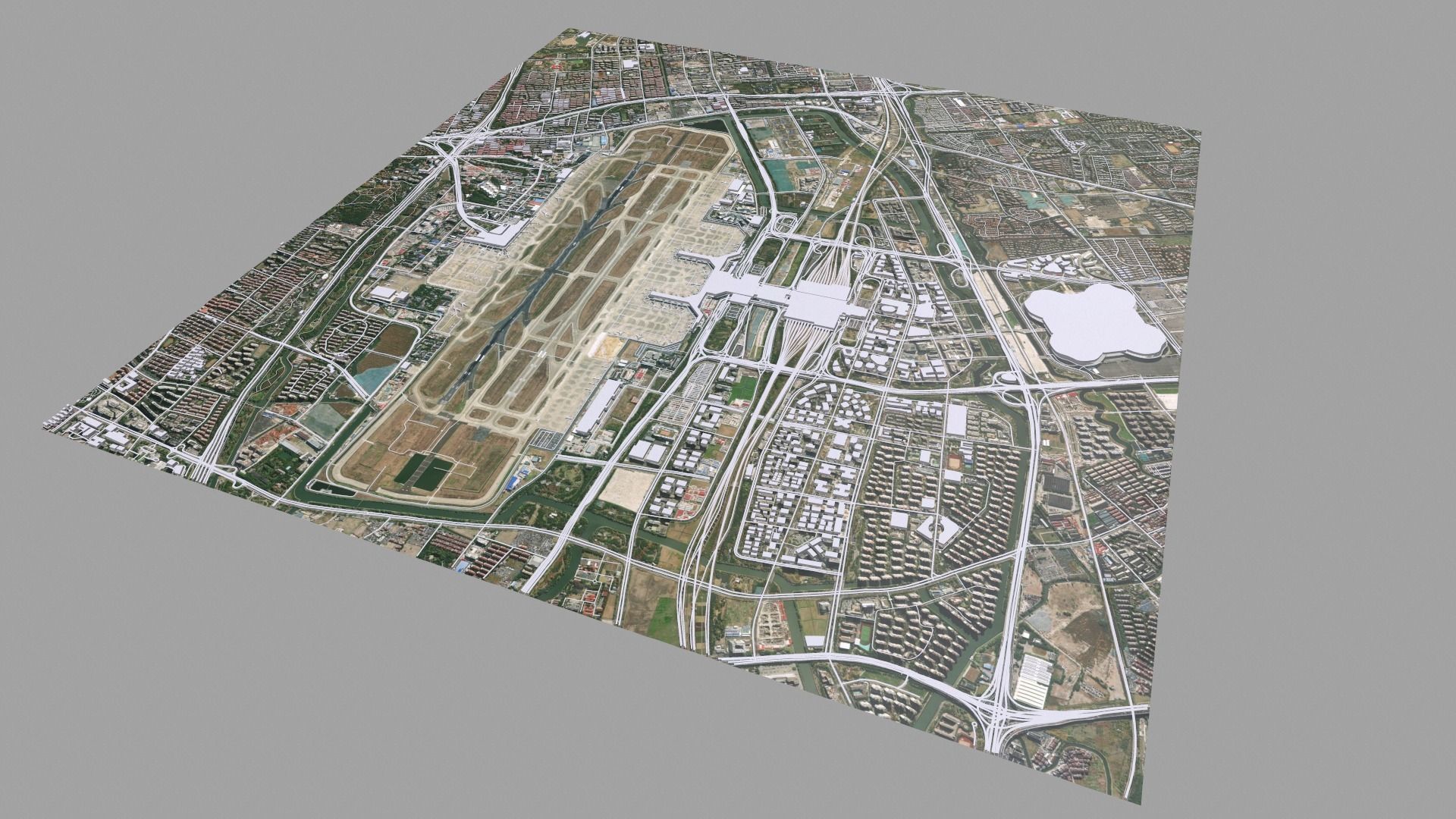 Shanghai Hongqiao International Airport 3D model_5