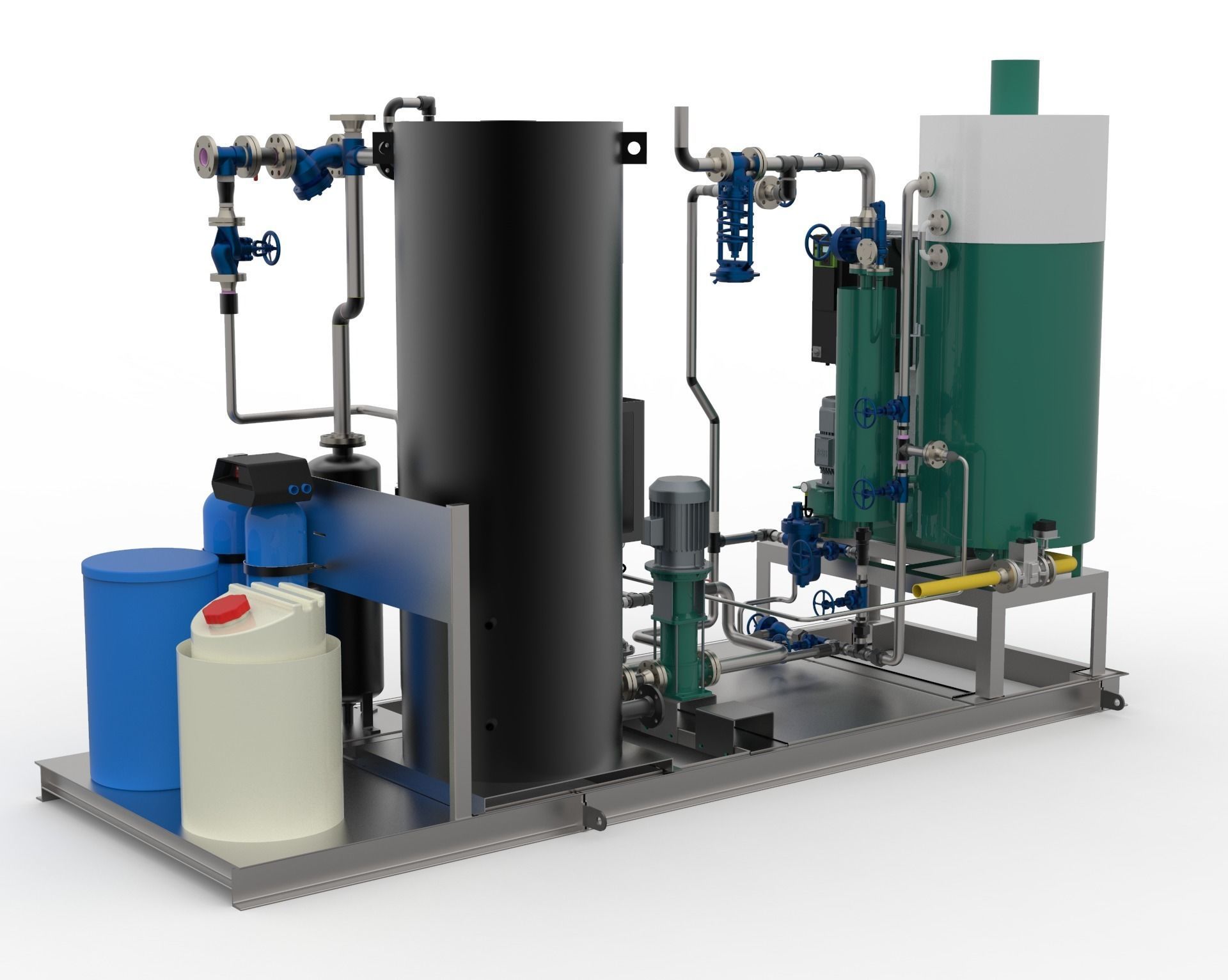 FIRED STEAM GENERATOR SKID 3D model_4