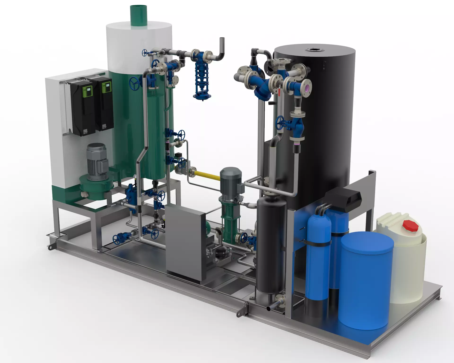 FIRED STEAM GENERATOR SKID 3D model_0