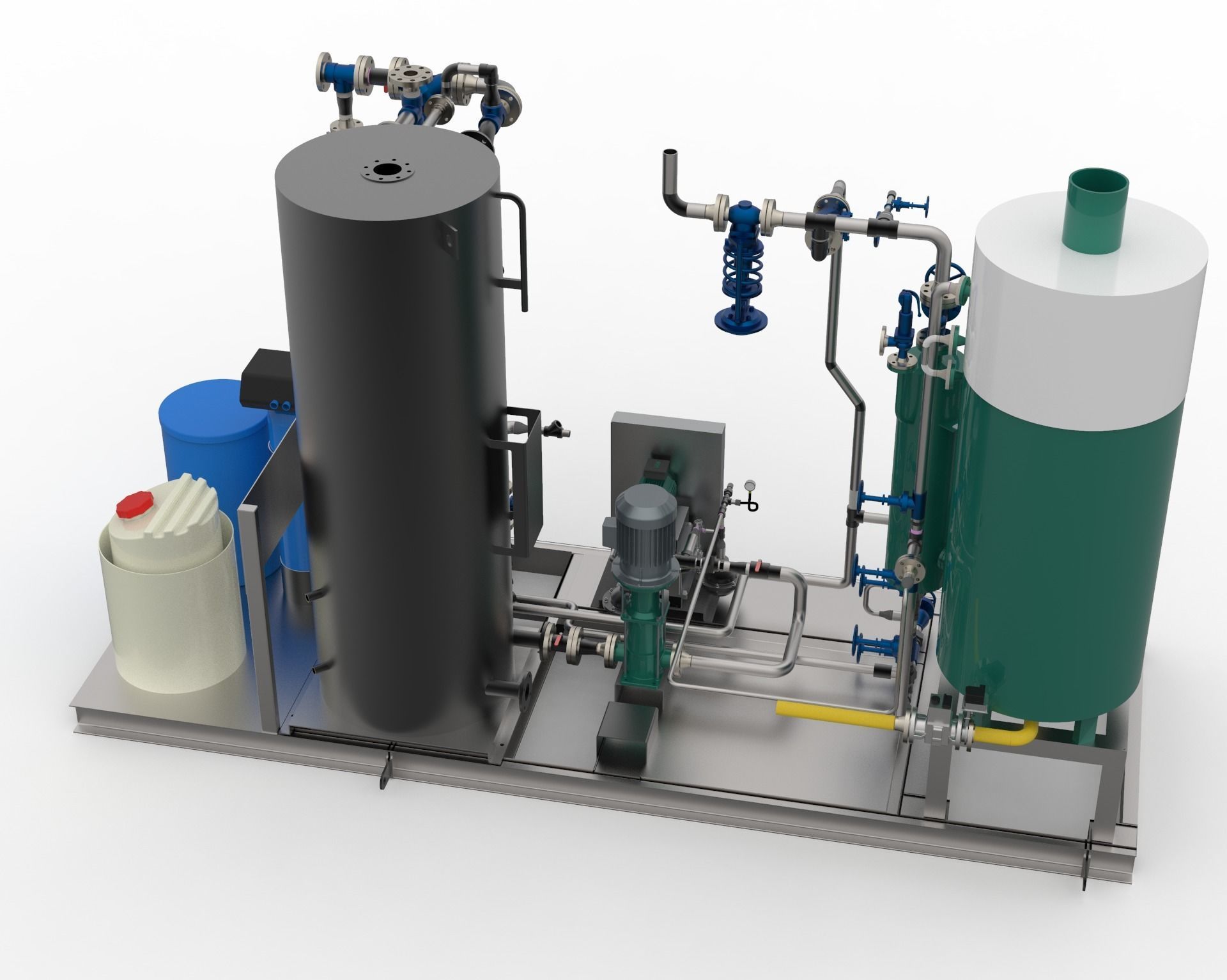 FIRED STEAM GENERATOR SKID 3D model_13
