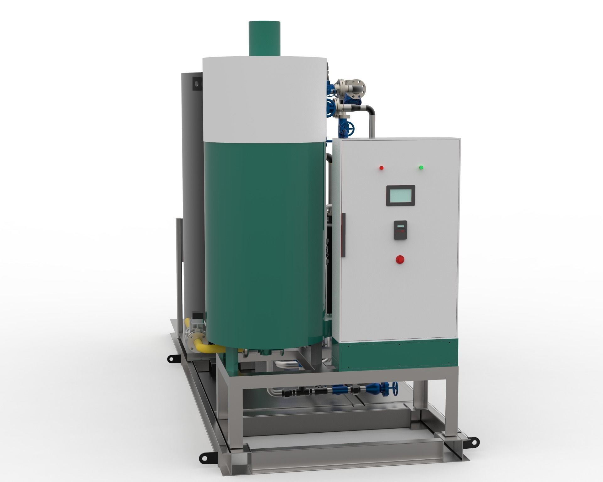 FIRED STEAM GENERATOR SKID 3D model_14