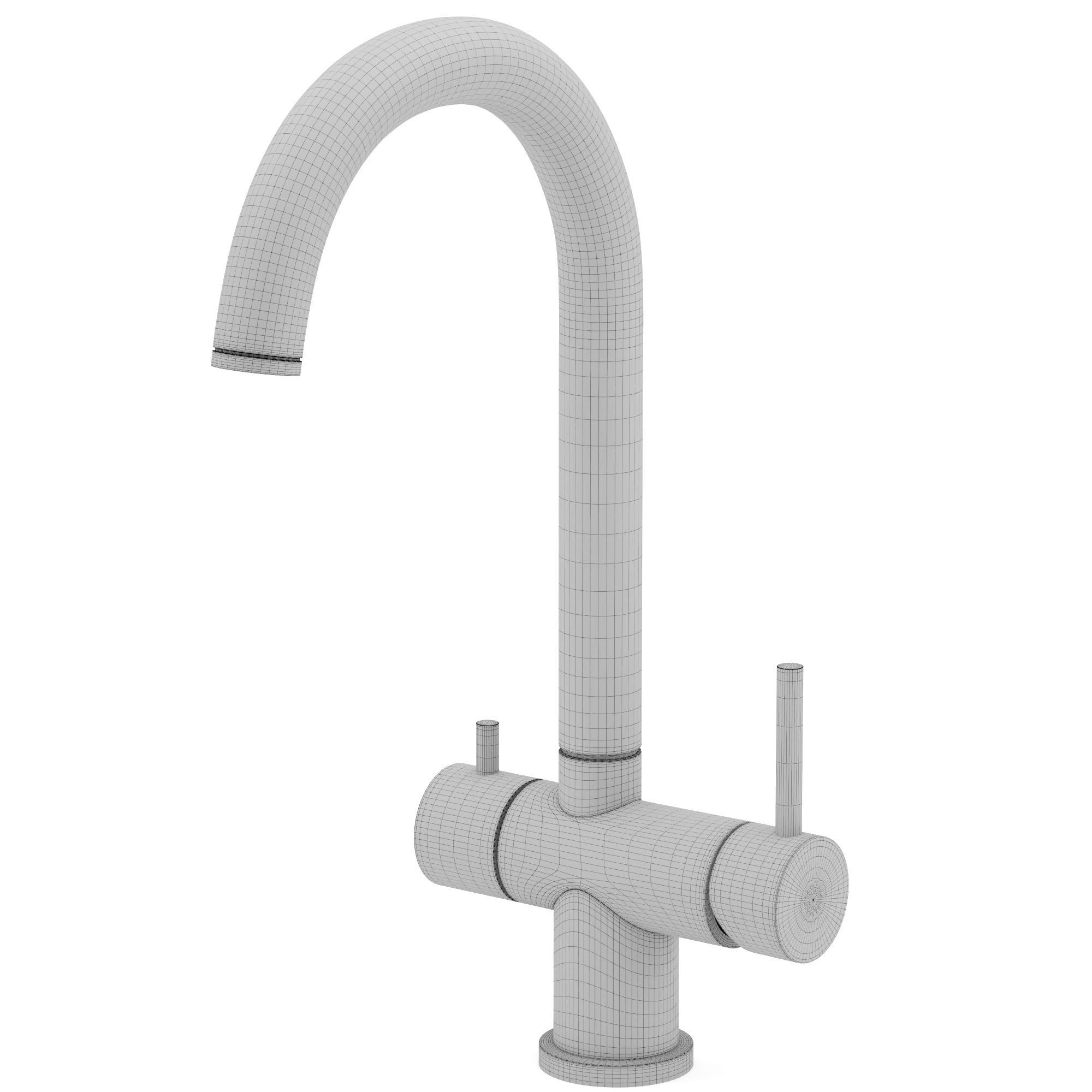 CRISTINA kitchen faucets 3D model_8