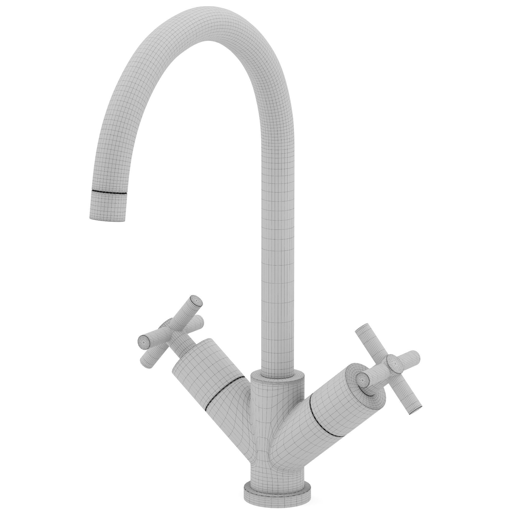 CRISTINA kitchen faucets 3D model_9