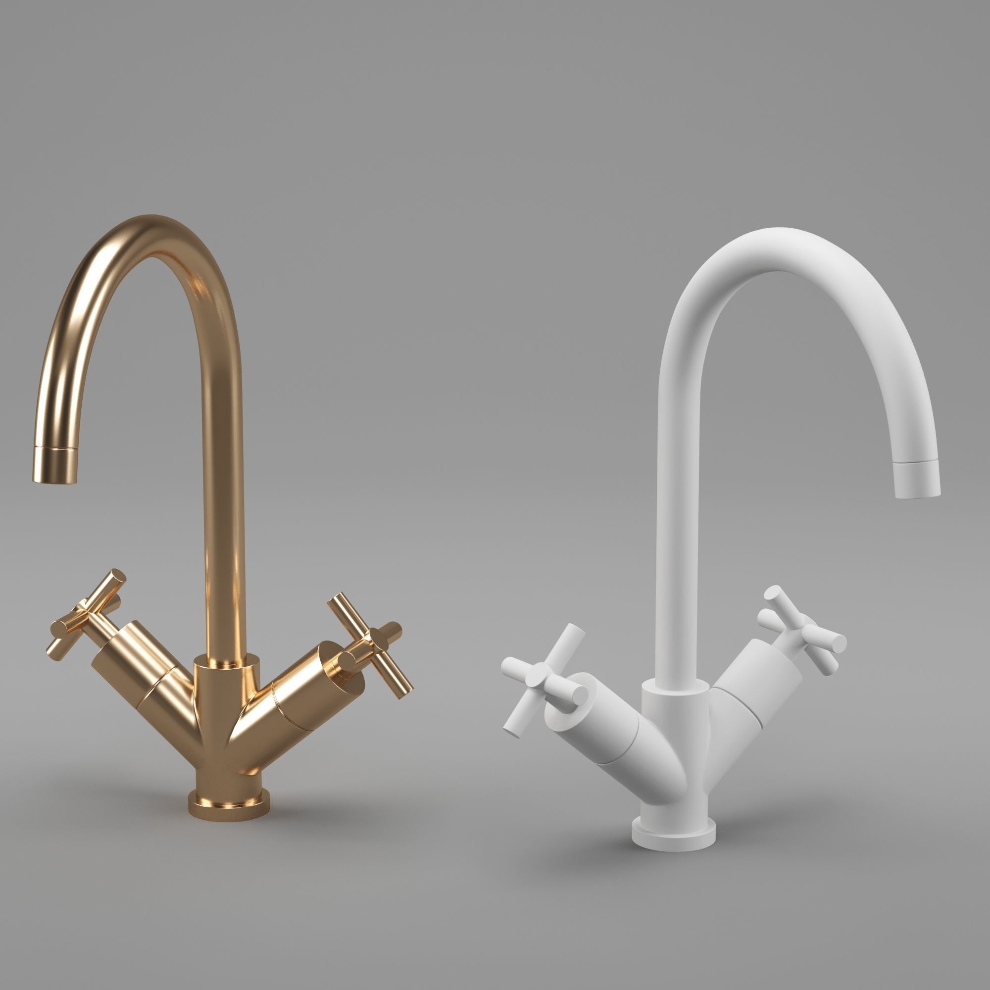 CRISTINA kitchen faucets 3D model_4