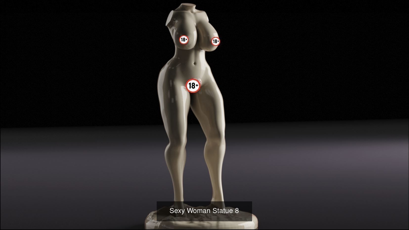 Sexy Girls - Statue Pack 2 3D Model Collection_6