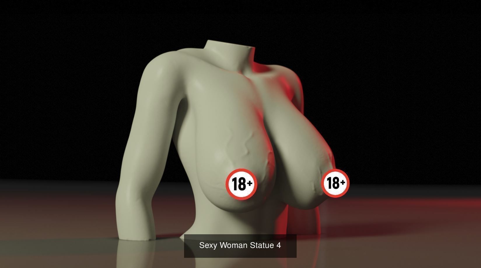 Sexy Girls - Statue Pack 2 3D Model Collection_1