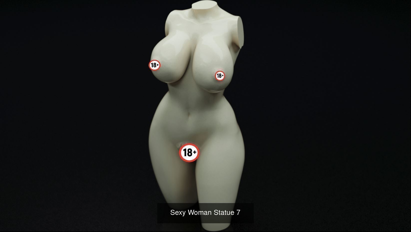 Sexy Girls - Statue Pack 2 3D Model Collection_5