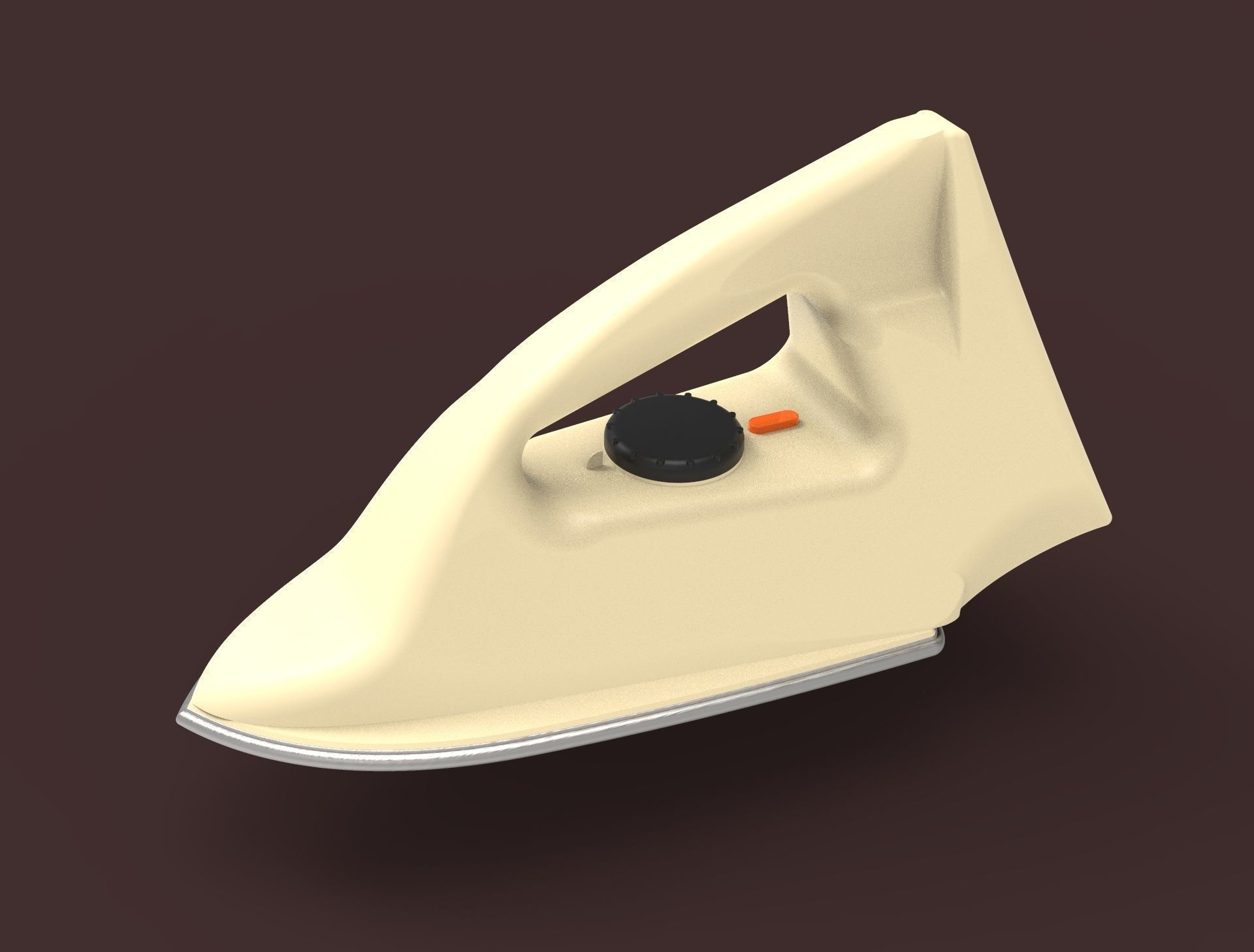 Cloth Iron 3D model_1