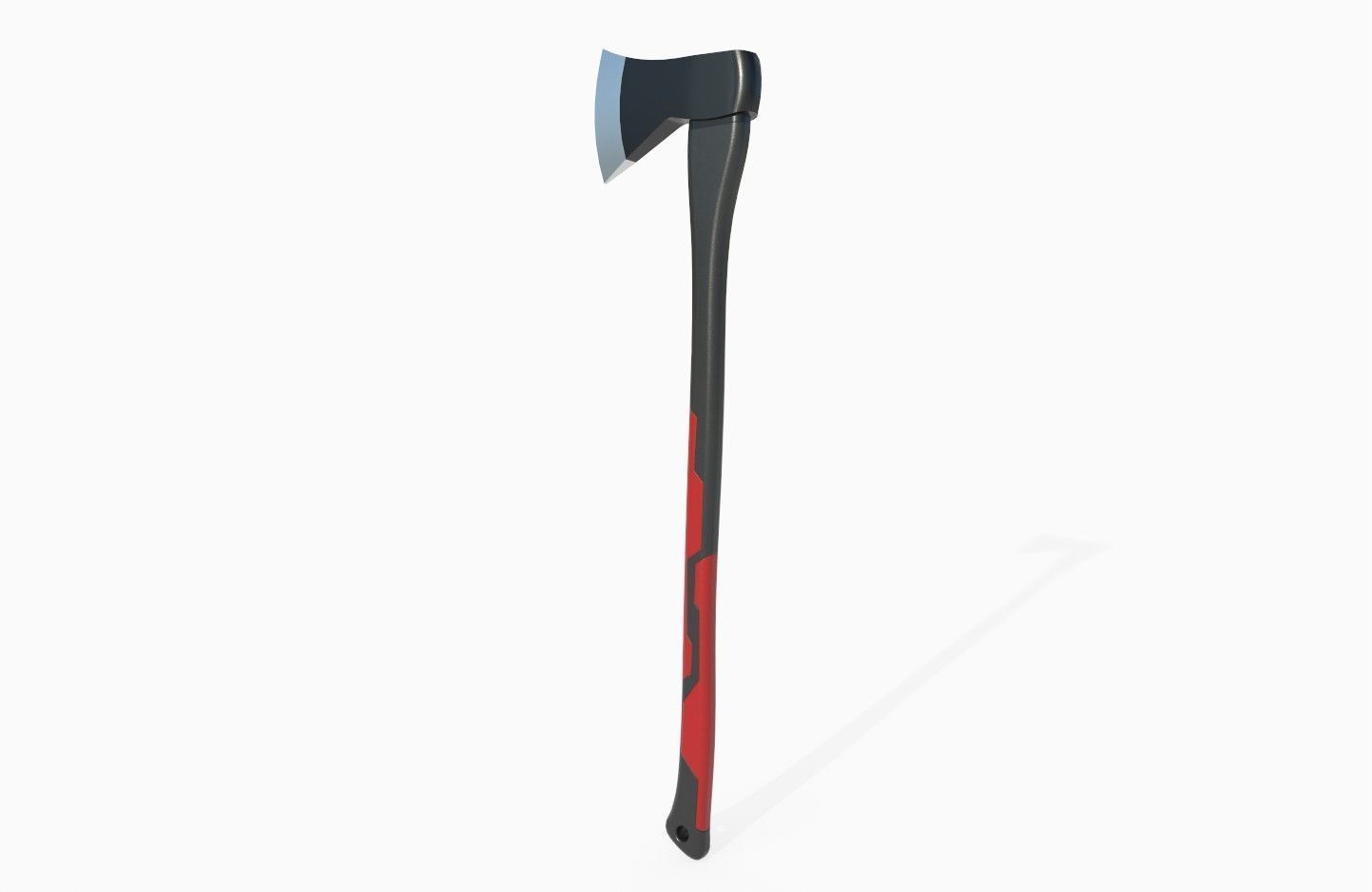 Axe M03 - with STL Low-poly 3D model_23