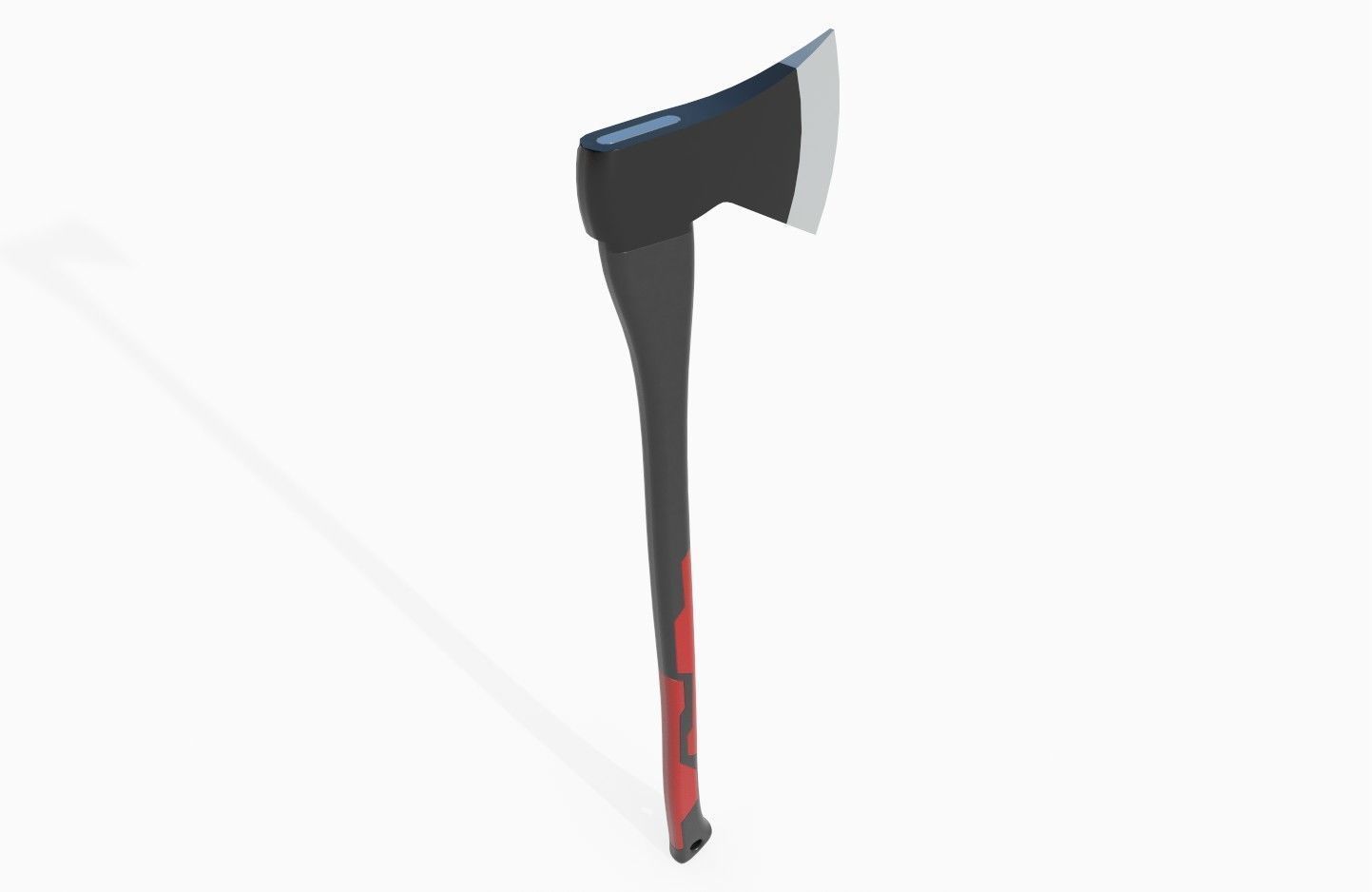 Axe M03 - with STL Low-poly 3D model_30