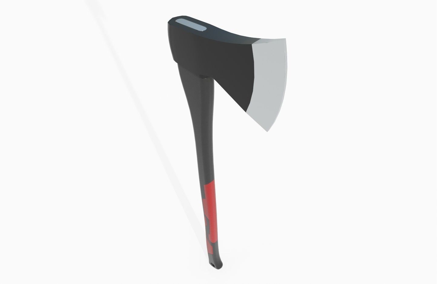 Axe M03 - with STL Low-poly 3D model_31