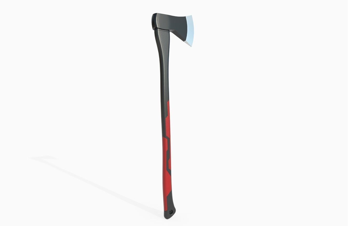 Axe M03 - with STL Low-poly 3D model_27