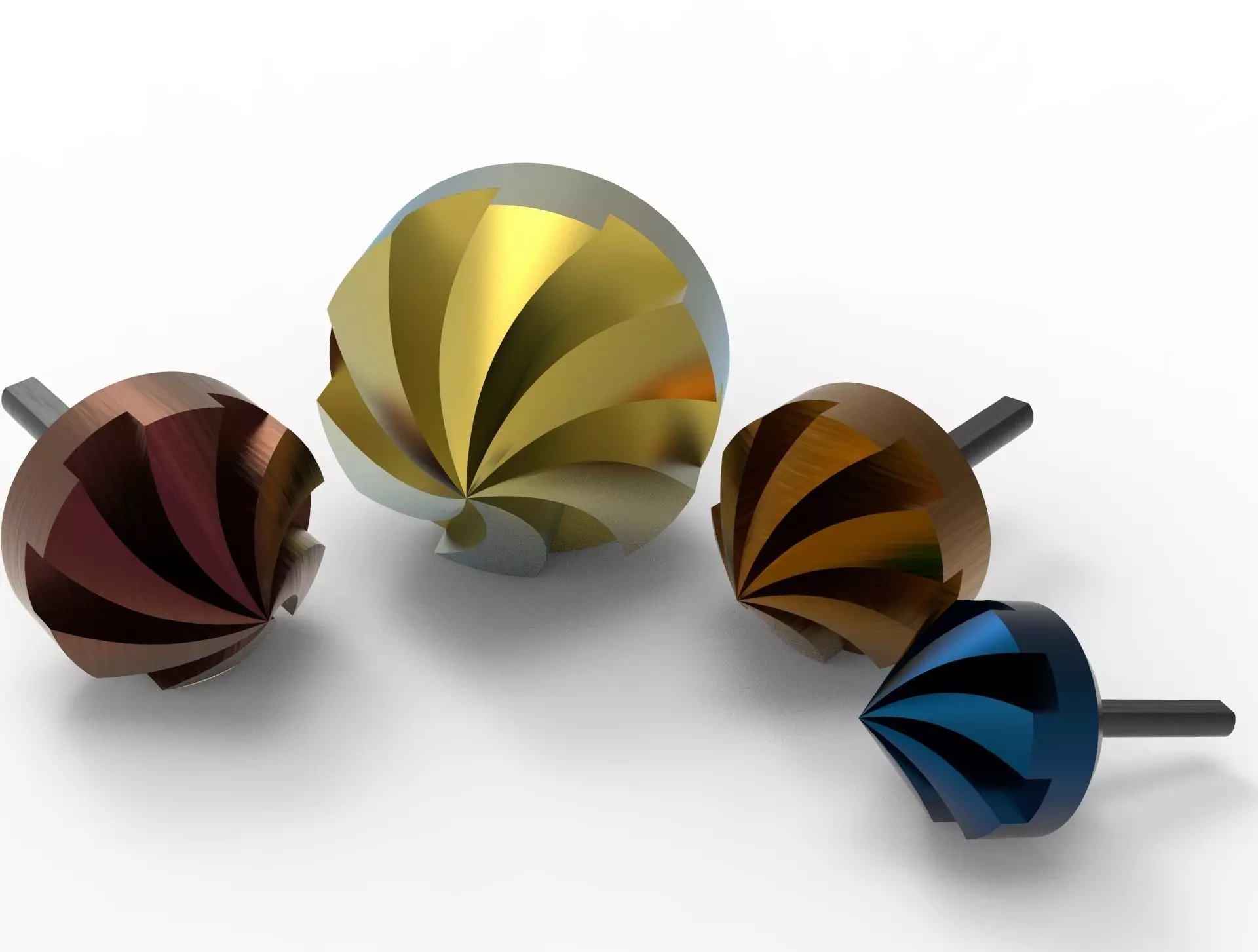 Countersink Power Drill Bit 3D model_0