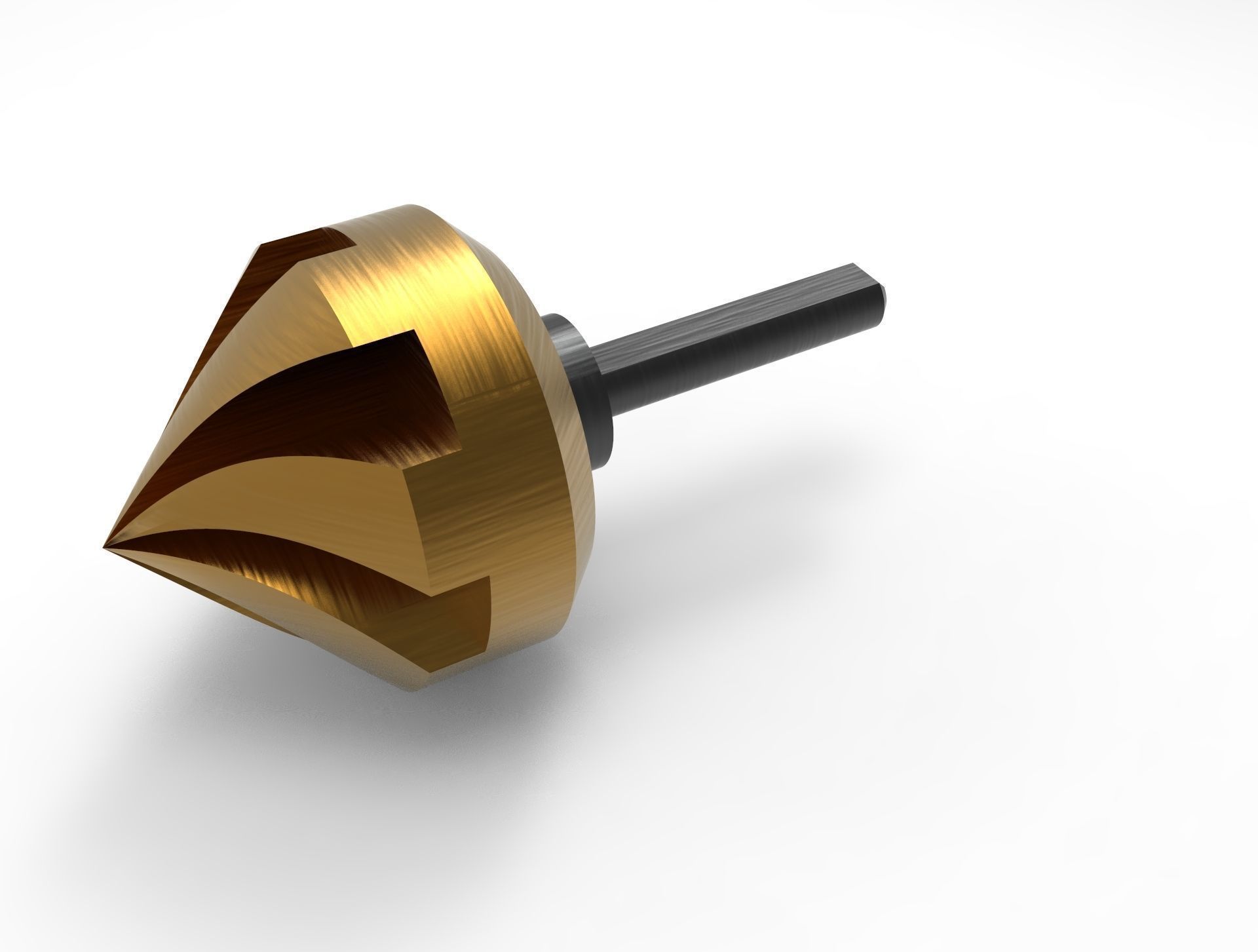 Countersink Power Drill Bit 3D model_1