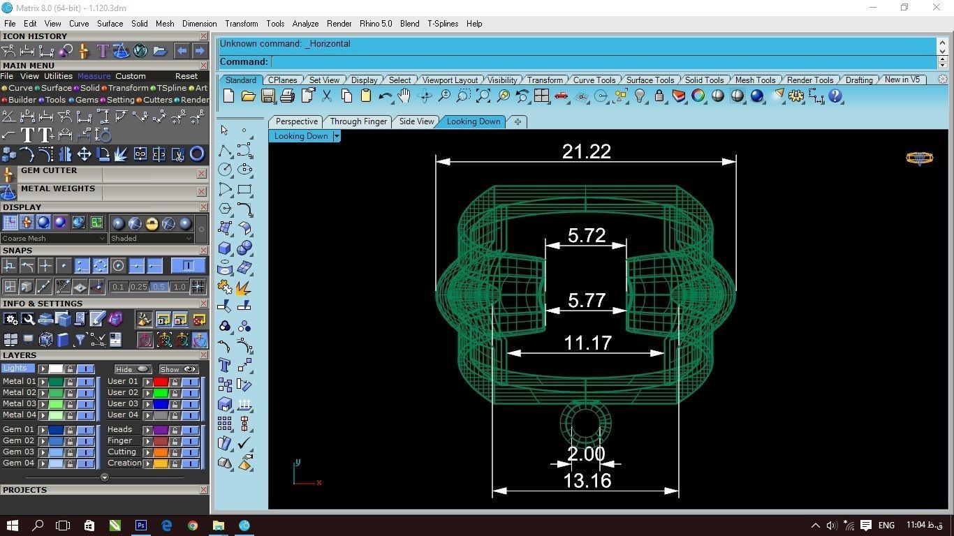 90 models of fashion  rings with gemstones 3D model_63